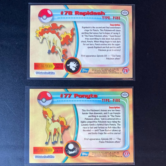 Ponyta, Rapidash holo - Picture 2 of 2
